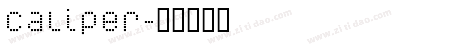 Caliper字体转换