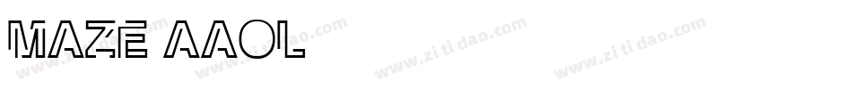 Maze-AAOL字体转换