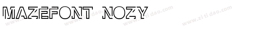 MazeFont2-noZY字体转换
