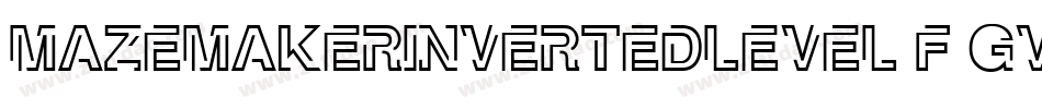 MazeMakerInvertedLevel1F-GvvA字体转换