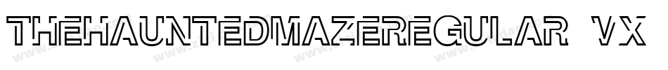TheHauntedMazeRegular-3Vx8字体转换