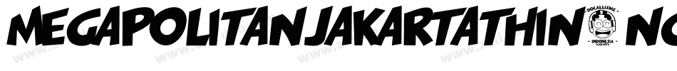 MegapolitanJakartaThin-nG6g字体转换