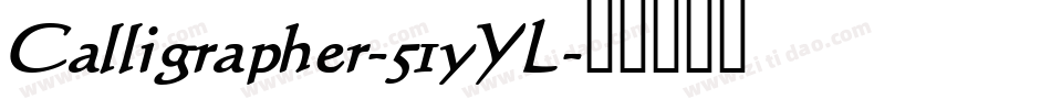 Calligrapher-51yYL字体转换