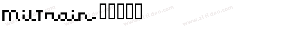 MilTrain字体转换
