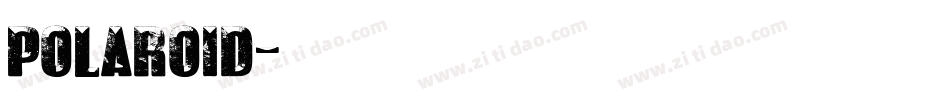 POLAROID字体转换