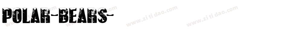 Polar-Bears字体转换