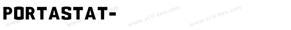 Portastat字体转换