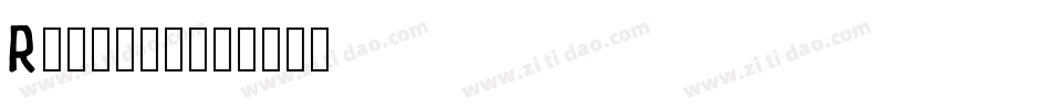 Rectand字体转换