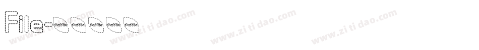File字体转换