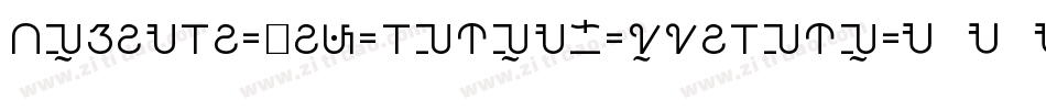 Gestalt-HTF-Linear-Outline字体转换