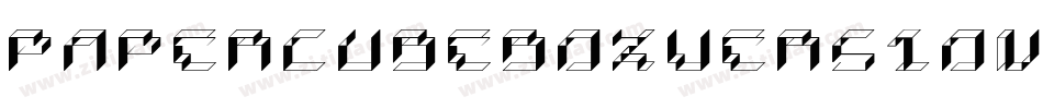 PaperCubeBoxVersion-0j6r字体转换