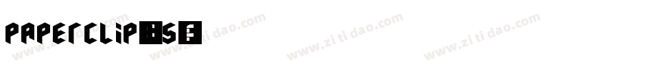 PaperClip-y15字体转换