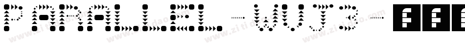Parallel-wVj3字体转换