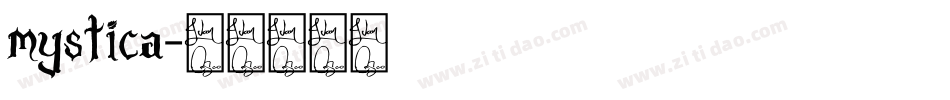 mystica字体转换