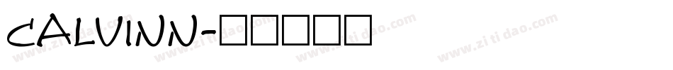 CALVINN字体转换