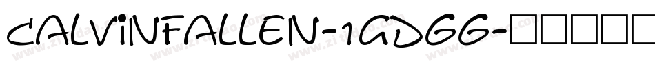 CalvinFallen-1GDgg字体转换