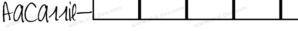 AaCarrie字体转换