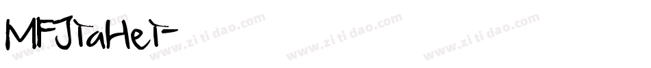 MFJiaHei字体转换