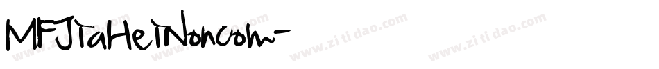 MFJiaHei_Noncom字体转换