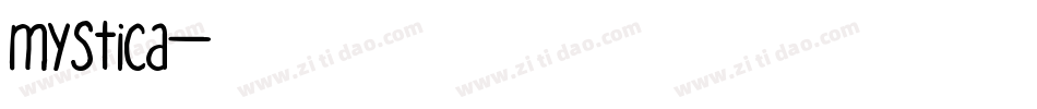 mystica字体转换