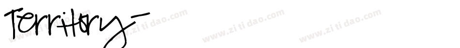 Territory字体转换