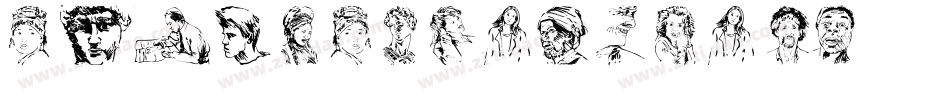 CrayonSketches字体转换