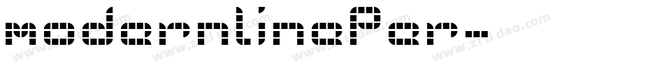 modernlinePer字体转换
