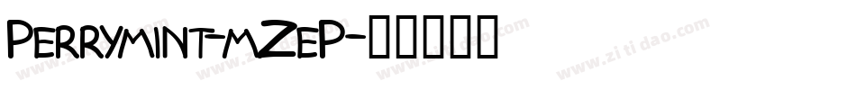 Perrymint-mZeP字体转换