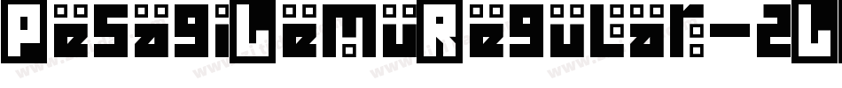 PesagiLemuRegular-2LR8字体转换