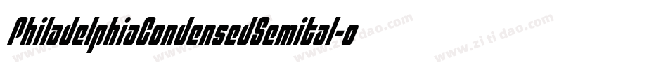 PhiladelphiaCondensedSemital-oVAB字体转换 PhiladelphiaCondensedSemital-oVAB字体转换