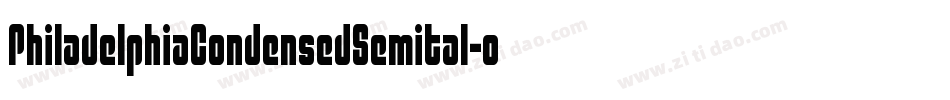 PhiladelphiaCondensedSemital-oVAB字体转换 PhiladelphiaCondensedSemital-oVAB字体转换