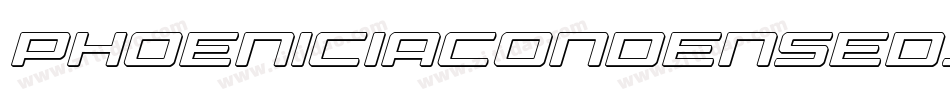 PhoeniciaCondensedItalicCondensedItalic-ZAoB字体转换