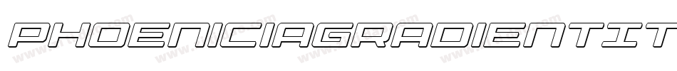 PhoeniciaGradientItalicItalic-DvJ9字体转换