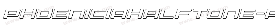 PhoeniciaHalftone-AMJM字体转换