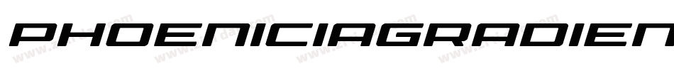 PhoeniciaGradient-pX91字体转换