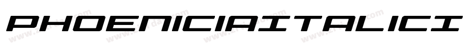 PhoeniciaItalicItalic-V3WZ字体转换