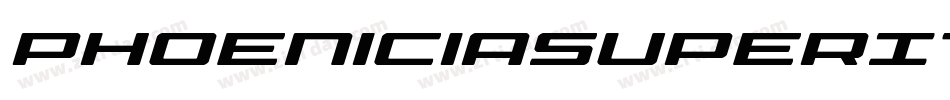 PhoeniciaSuperItalicItalic-5Al8字体转换 PhoeniciaSuperItalicItalic-5Al8字体转换