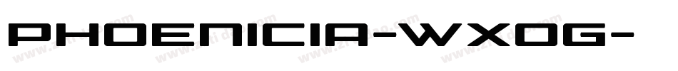 Phoenicia-WxoG字体转换