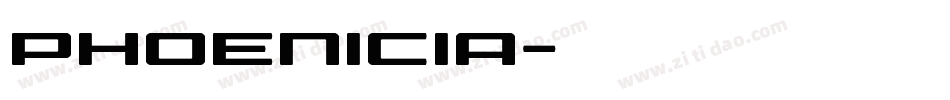 Phoenicia字体转换