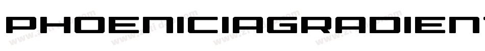 PhoeniciaGradient-pX91字体转换