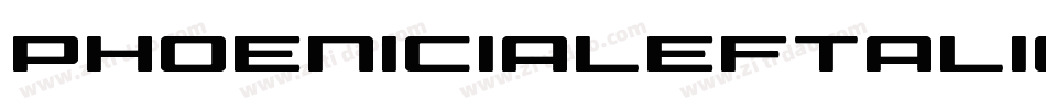 PhoeniciaLeftalicItalic-jwRG字体转换