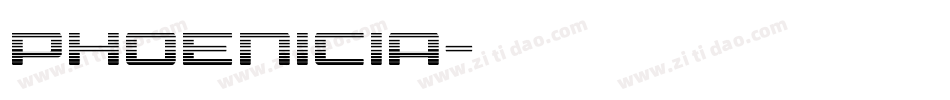 Phoenicia字体转换