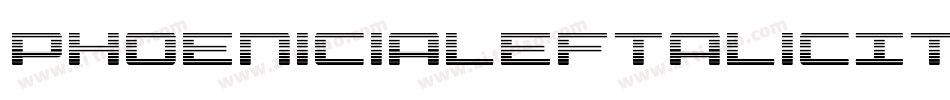 PhoeniciaLeftalicItalic-jwRG字体转换