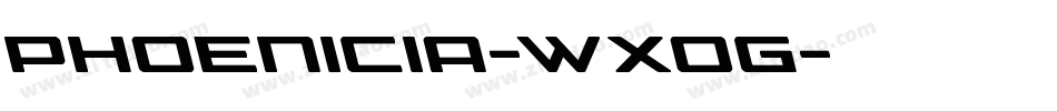 Phoenicia-WxoG字体转换
