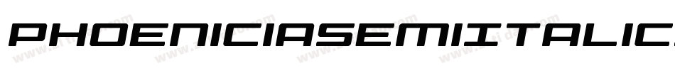 PhoeniciaSemiItalicSemiItalic-zZJ3字体转换