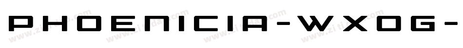 Phoenicia-WxoG字体转换