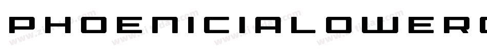 PhoeniciaLowerCase-8vEn字体转换