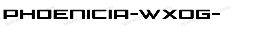 Phoenicia-WxoG字体转换