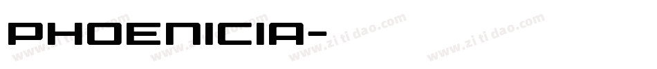 Phoenicia字体转换