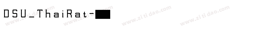 DSU_ThaiRat字体转换